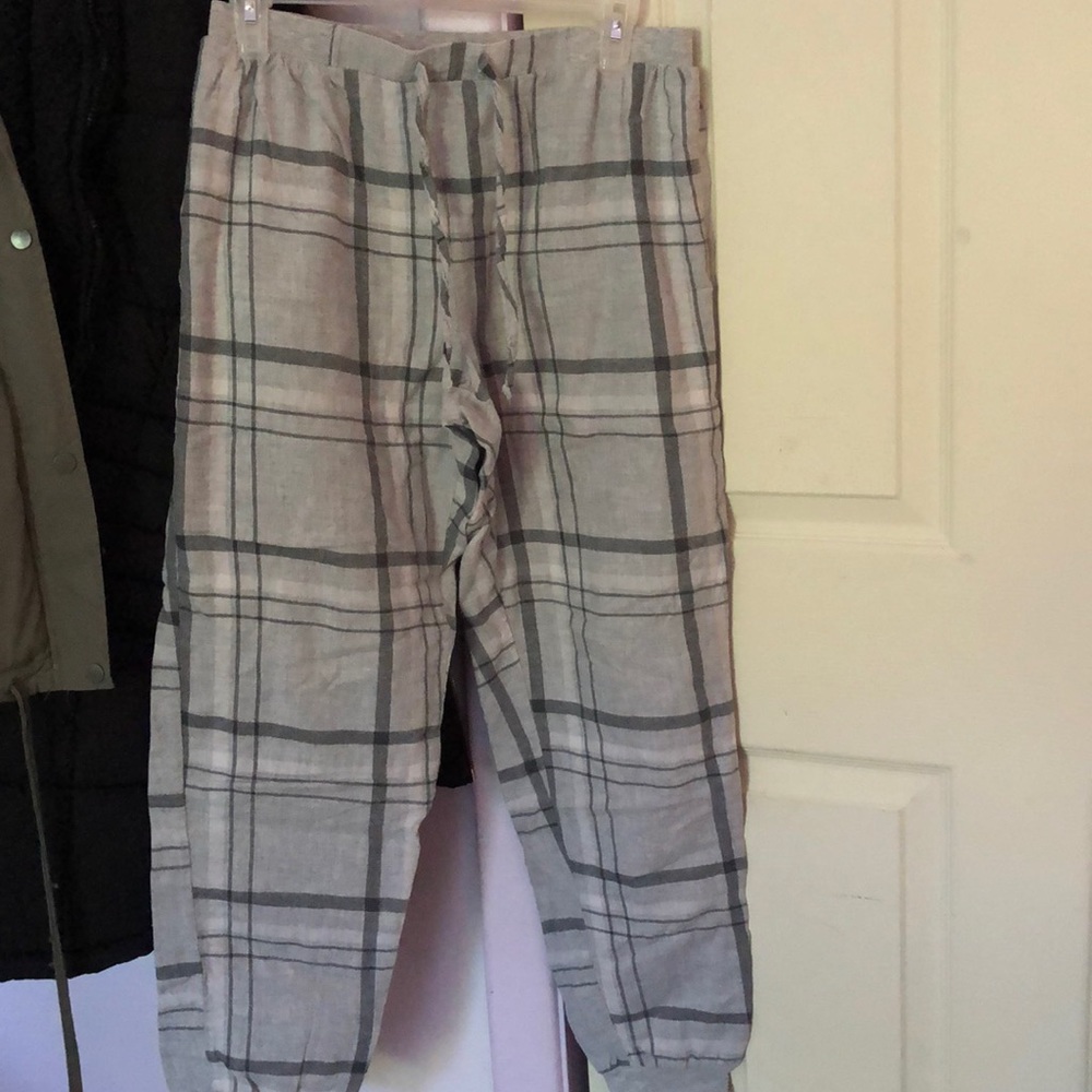 Primark Gray Plaid Pajama Pants
